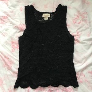 Vintage Victoria’s Secret Semi-Sheer Lace Tank
